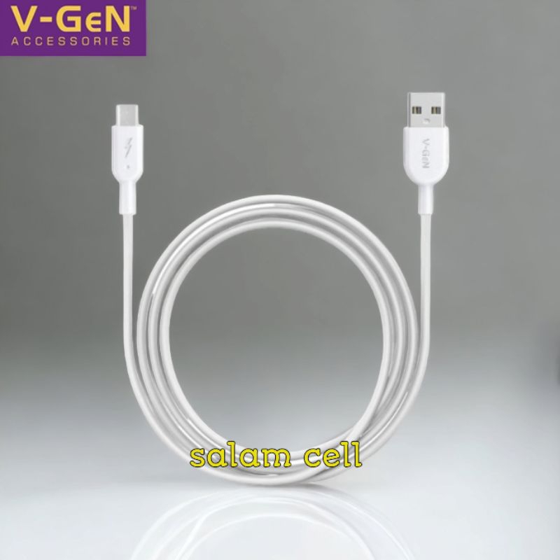 Kabel Data Micro Usb V-GEN VCB-16 2,4A Panjang 2 Meter Quick Charge Original Vgen Vcb 16