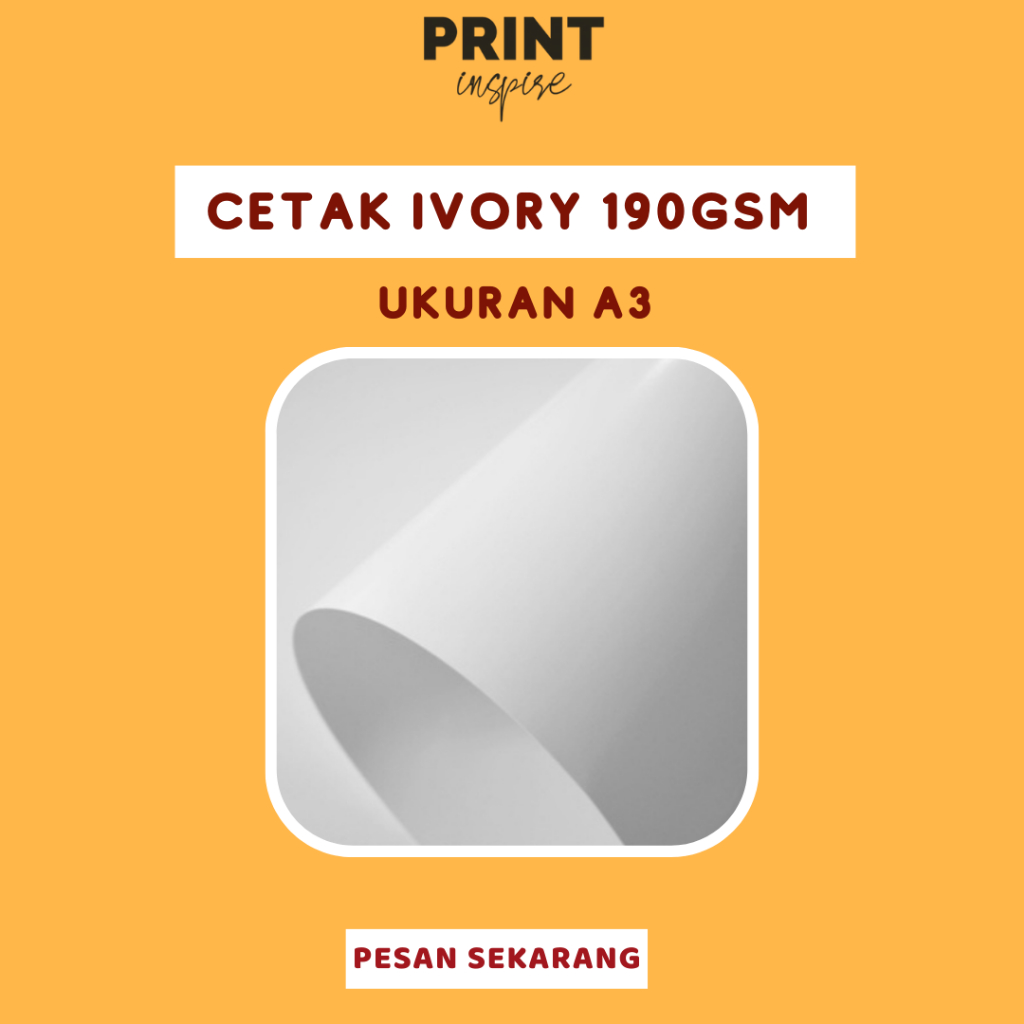 IVORY 190 GSM A3