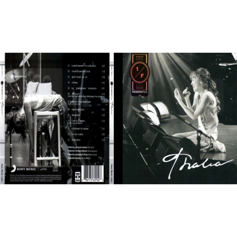thalia cd album primera fila 2009