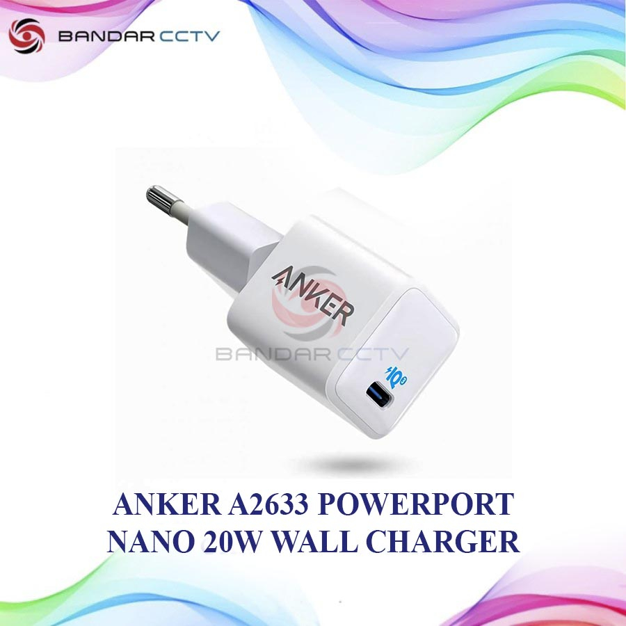 Powerport Nano Anker A2633 20W Wall Charger Rp137.500