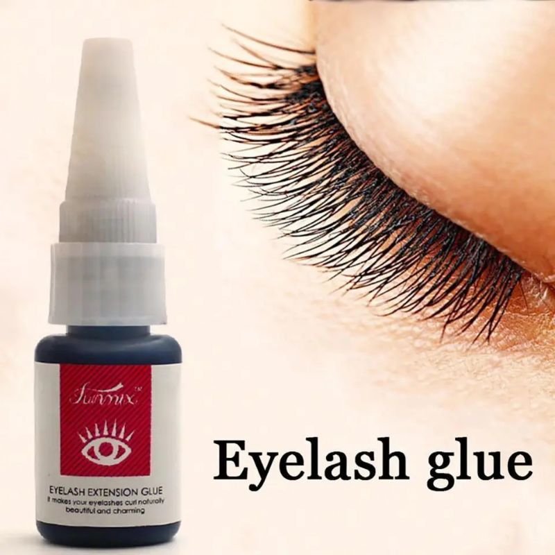 FUN. MIX 15ML GLUE EYELASH Adhesive Lem Eyelash Extensions Tahan 2-3Mingguan Best Seller Warna Hitam Ready!!! Box Putih