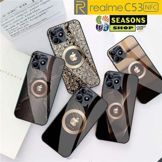 Softcase Realme C53 NFC Terbaru - Softcase kaca Realme C53 - Softcase Glass Glitter Realme C53 - Sof