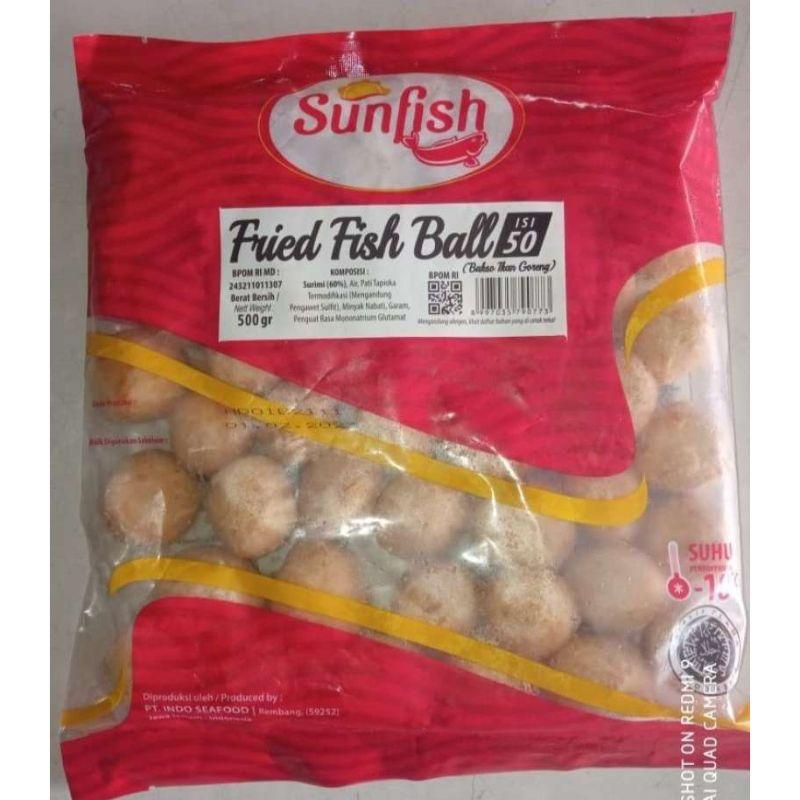 BAKSO IKAN GORENG SUNFISH 500GR HALAL FRIED FISH BALL