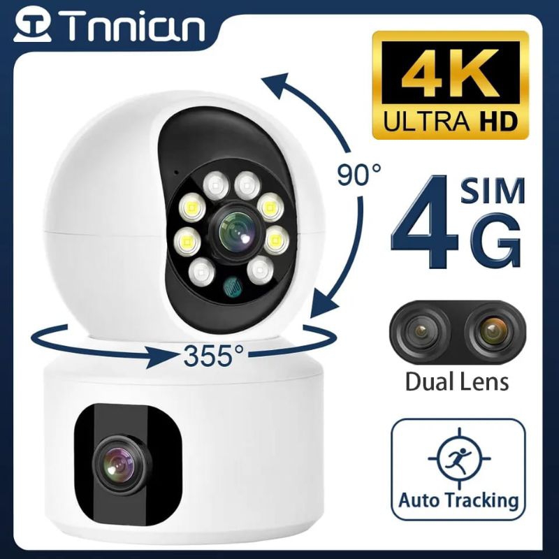 new kamera cctv ip cam lensa dual layar ganda monitor kamera