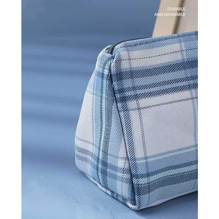 Tempat Pensil Large Capacity Motif Garis