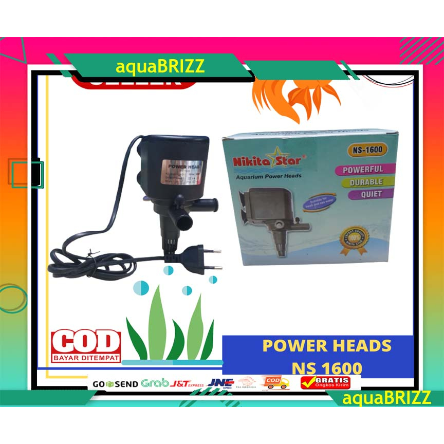 NIKITA STAR NS 1600 NS1600 Power Head Mesin Pompa Aquarium Aquascape