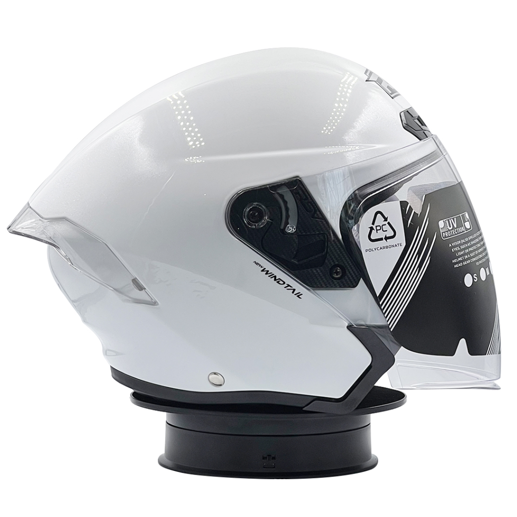 Helm RSV New Windtail Solid White