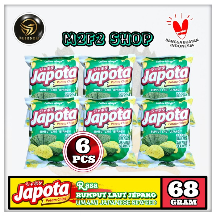 

Keripik Kentang Japota Potato Chips Umami Japanese Seaweed | Rumput Laut Jepang - 68 gr (Kemasan 6 Pcs)