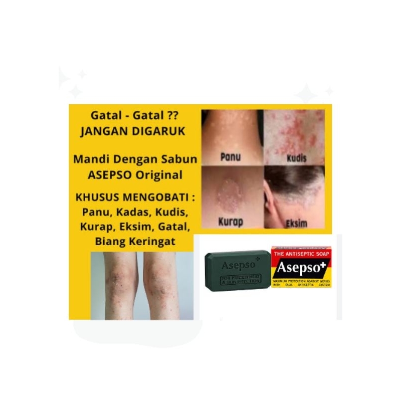 Asepso sabun antiseptik 80gr termurah