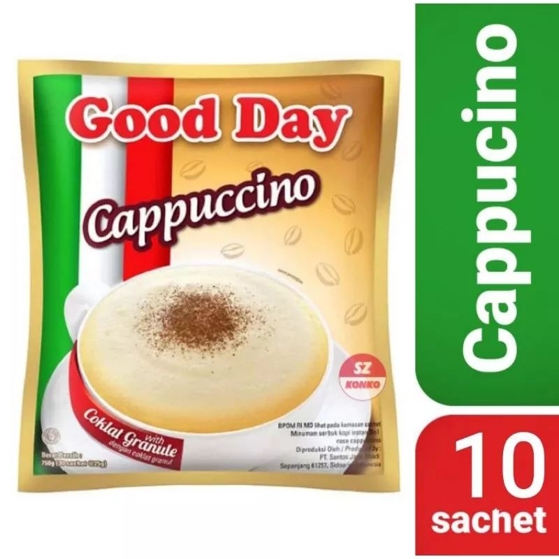 

Kopi Good Day Cappuccino 10 Pcs