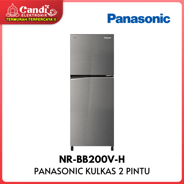 PANASONIC KULKAS 2 PINTU 196 LITER NR-BB200V-H