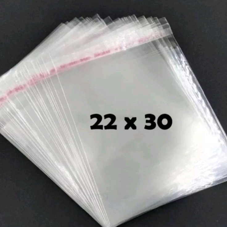 Plastik OPP 22×30 perekat/plastik OPP baju