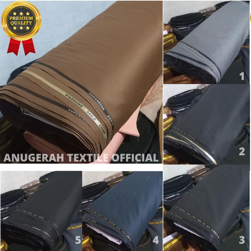 Kain Wool Stretch Bahan Seragam PDH PNS ASN Guru Pria Wanita