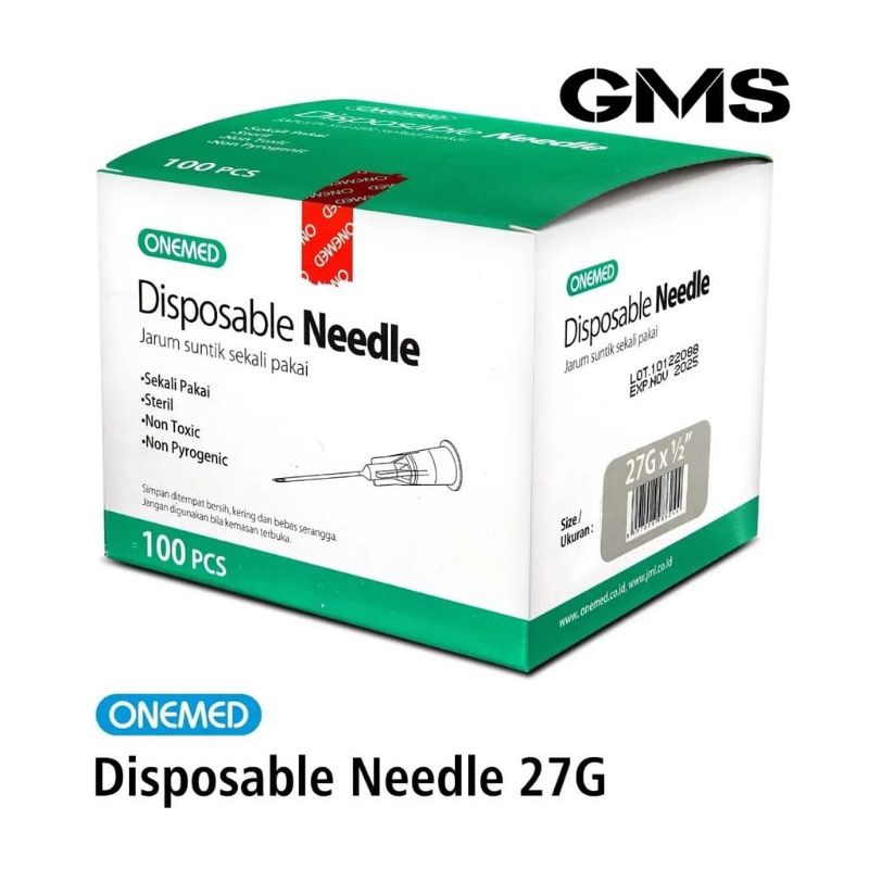 Needle Onemed 23G, 27G / Disposible Needle Onemed