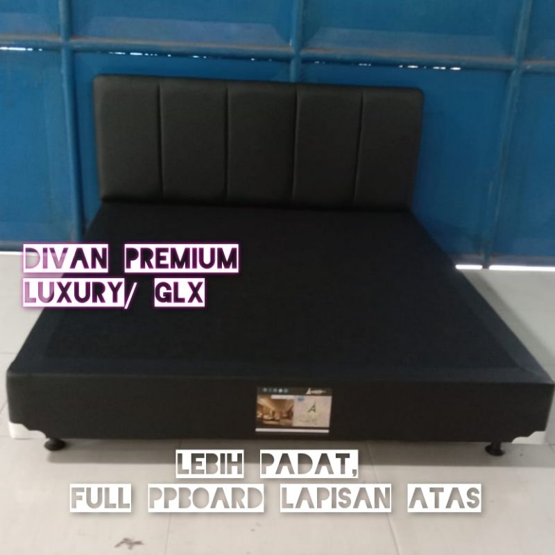 Divan + sandaran Luxury ukuran 140x200