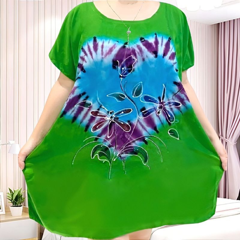 baju bali jumbo baju bali baju santai wanita size jumbo motif love bahan katun berkwalitas