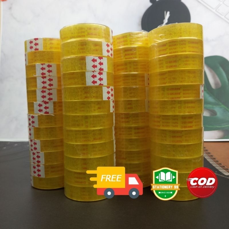 

Isolasi KADO TEBAL 25 Yard-Isolasi Bening/Selotip/Tape/Lakban