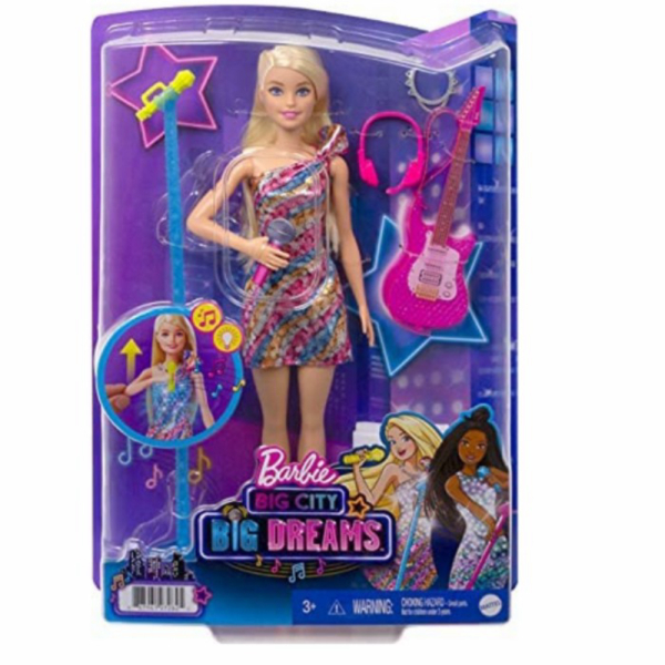 

Unik Boneka Barbie Big City Big Dreams Blonde Doll With Music Bersuara Limited