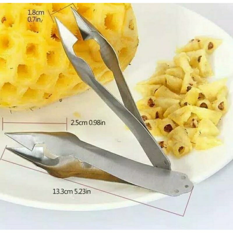 Penjepit Capitan Mata Nanas Pisau Buah Nanas Pisau Dapur Kitchen set