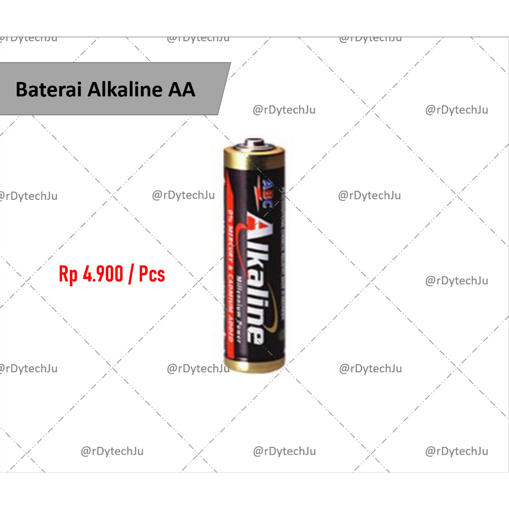 Baterai ABC Alkaline AA / A2 (Harga untuk 1pcs)