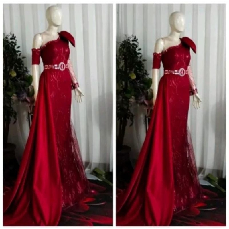 Dress pesta / Baju singer penyanyi / gaun duyung mermaid