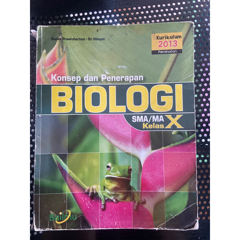 BUKU FISIKA KIMIA BIOLOGI KELAS 10 / 1 SMA (BEKAS)