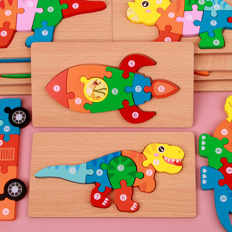 IMPOR MAINAN EDUKASI ANAK PUZZLE KAYU ANAK BAHAN KAYU ASLI BANYAK MOTIF