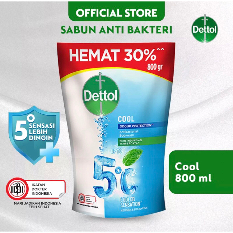 

Dettol Body Wash Cool 800 ml