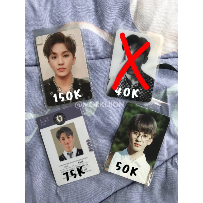 PC PHOTOCARD NCT 127 DREAM MARK the final round 2nd, dicon, id card back to school b2s 2021, dream a