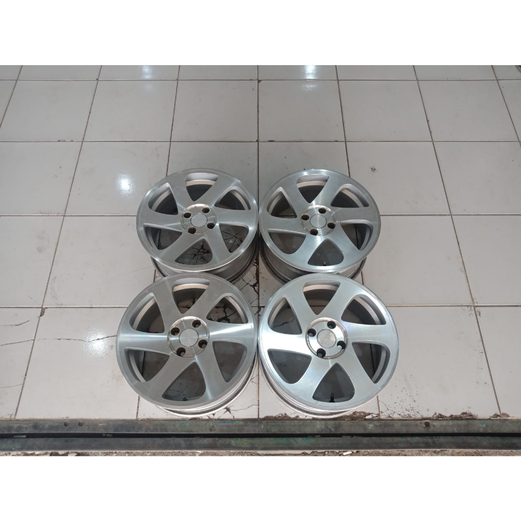 Pelek Rotifom Ring 16 Baut 4x100 Untuk Mobil Vios, Yaris, Jazz, Brio, Sigra, Datsun, Mazda 2