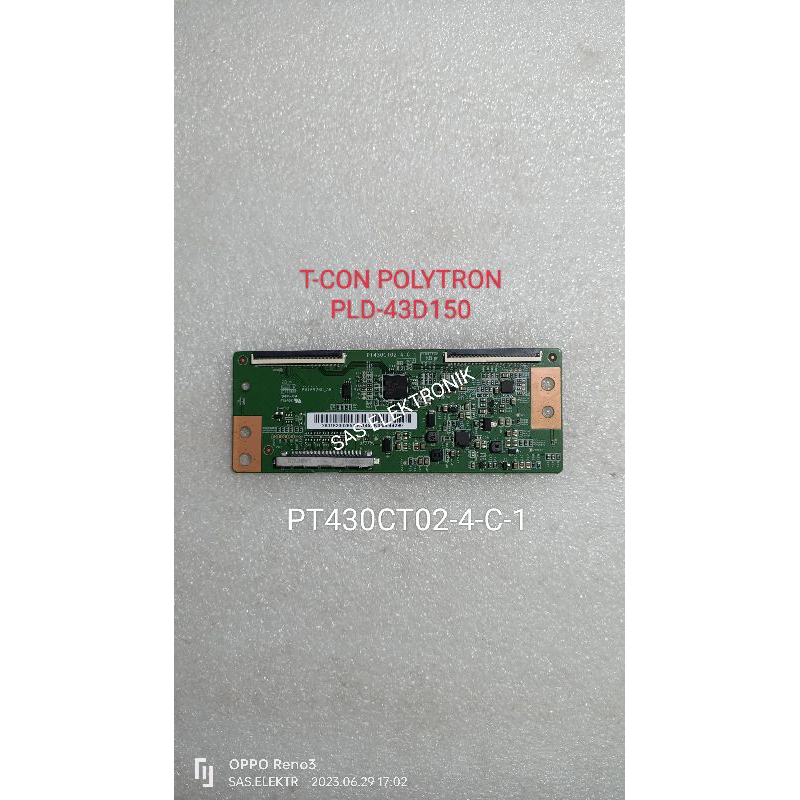 T-CON TCON LOGIC TV LED POLYTRON PLD43D150 PLD-43D150 PT430CT02-4-C-1