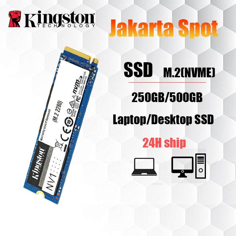 【Jakarta Spot】Kingston 250GB/500GB NV1  SSD  M.2 2280  NVME Internal Solid State Drive