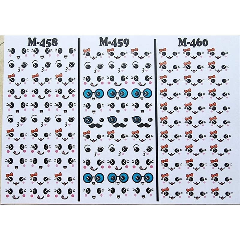 

Edible Stamp / edible picture / stiker makanan / mata / emoji / face 5