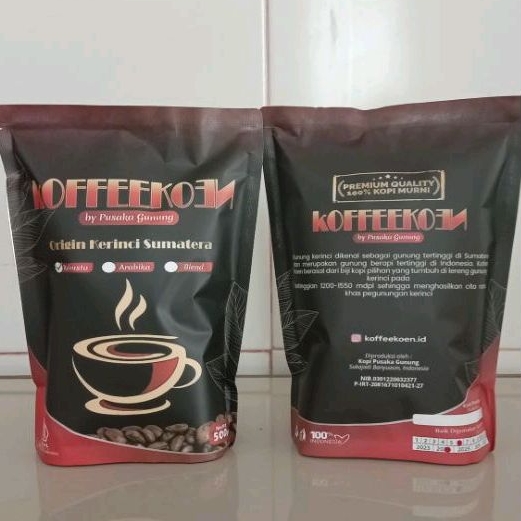 

Koffeekoen 500gram Kopi Robusta Bubuk Origins Sumatera Kerinci Natural