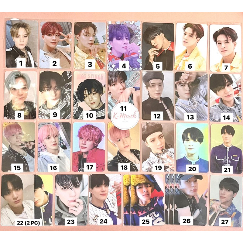 JENO PHOTOCARD Kihno AR Ticket  Future Departure Arrival Cubic painting Resonance Hot Sauce Deco hol