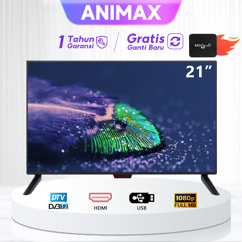 Animax TV LED 21 inch HD Ready Smart TV Televisi With STB(SMART-A22ANEW)