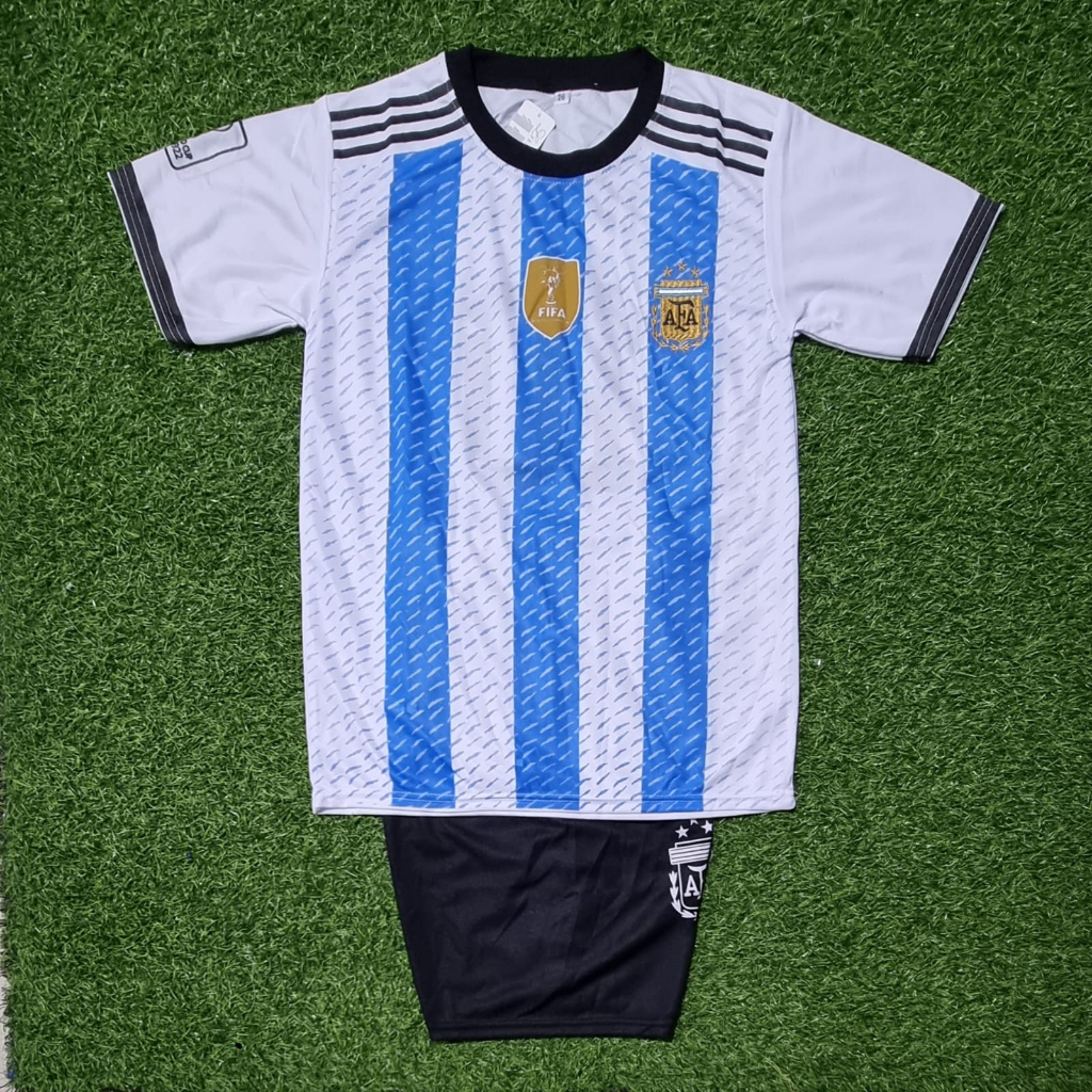 jersey timnas argentina/Jersey bolan anak laki laki timnas argentina/Jersey timnas argentina anak la