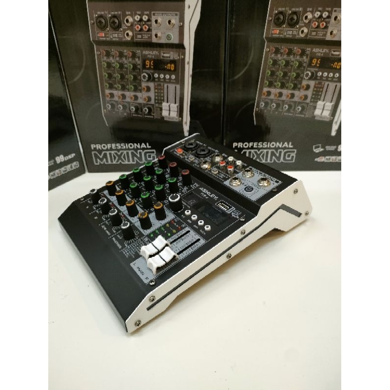 MIXER ASHLEY FIX 4 FIX4 4 CHANNEL USB BLUETOOTH ORIGINAL