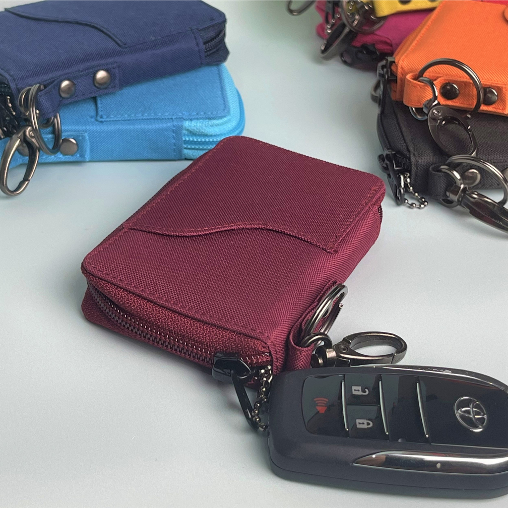 Dompet STNK Motor Mobil Gantungan Kunci Keyless Smartkey Muat Kartu SIM eToll