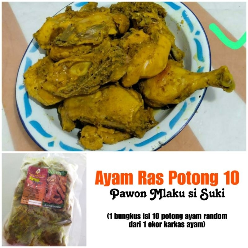 

Ungkepan Ayam Ras Iris 10 Pawon Mlaku Si Suki (Ungkepan Frozen Food)