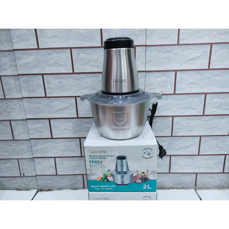 Chopper Luna Life FP02 Multifunctional Electric Food Processor/