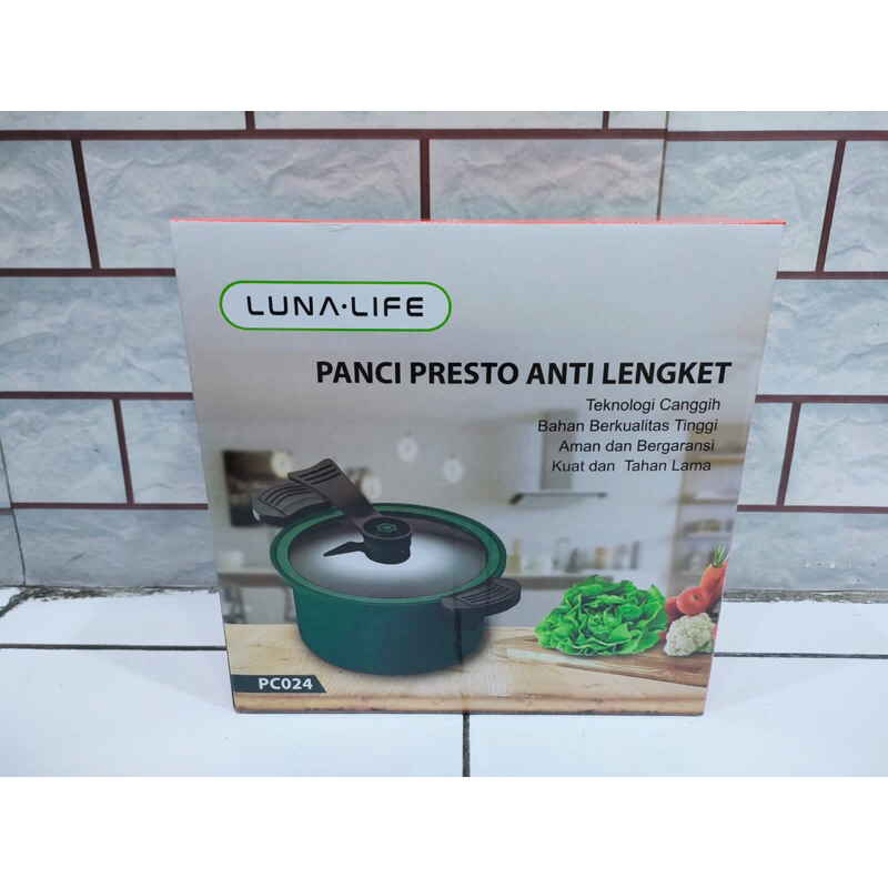 Panci Presto Luna Life Low Pressure 3.5Liter Anti Lengket/Panci Presto Mini 3.5L