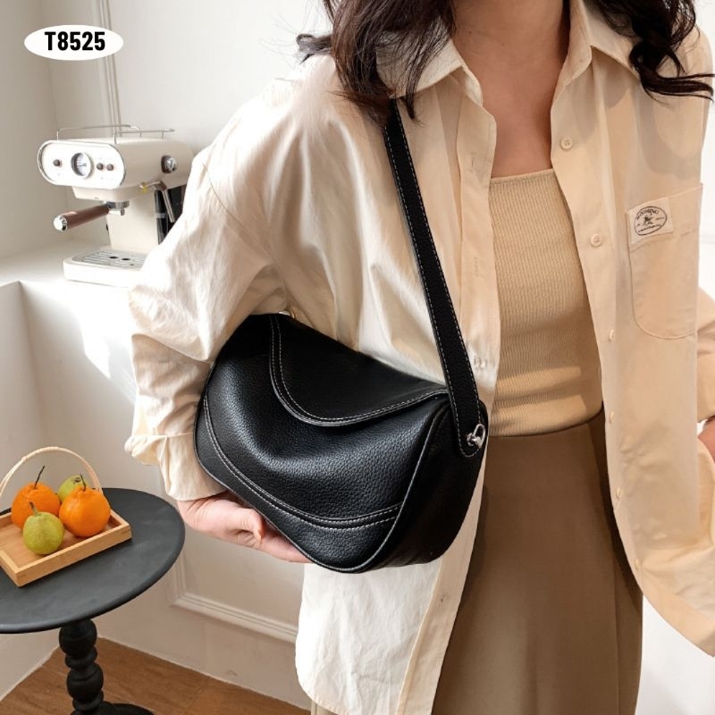 [IMPORT] T8525 - TAS SELEMPANG WANITA FASHION IMPORT - 76BAGSTORE