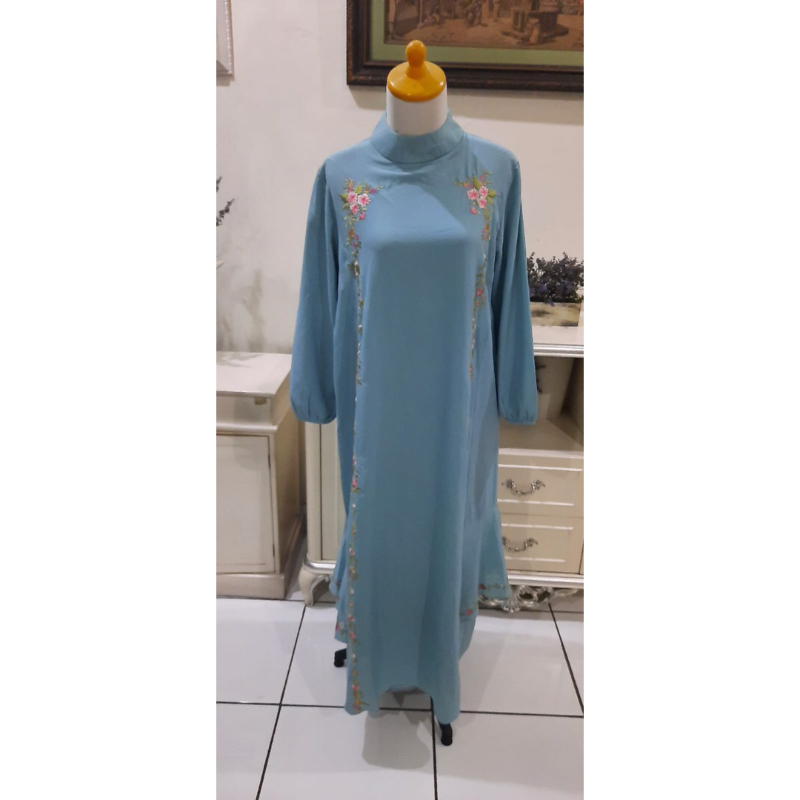 Gamis Ceruty Bordir