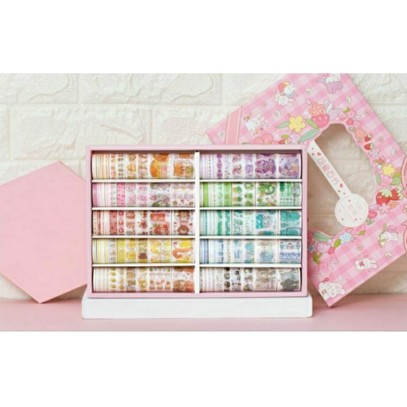 

[Part 5] 10pcs Washitape lovely percentage