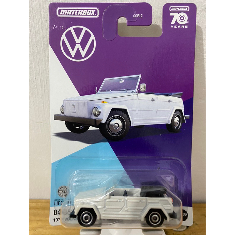 MATCHBOX 1974 VOLKSWAGEN TYPE 181 PUTIH DIECAST MOBIL VW SAFARI MAINAN