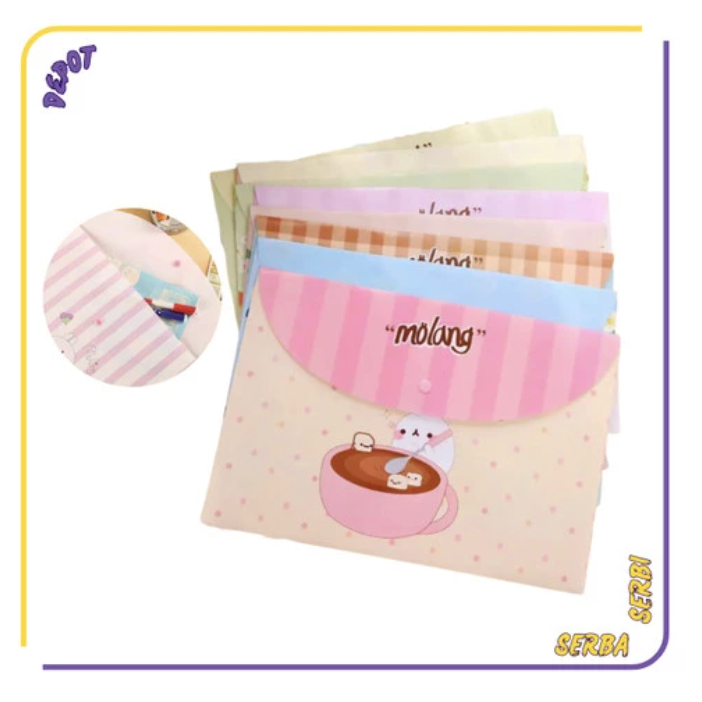 

File Map Plastik A4 Untuk Simpan Dokumen Kertas Klip