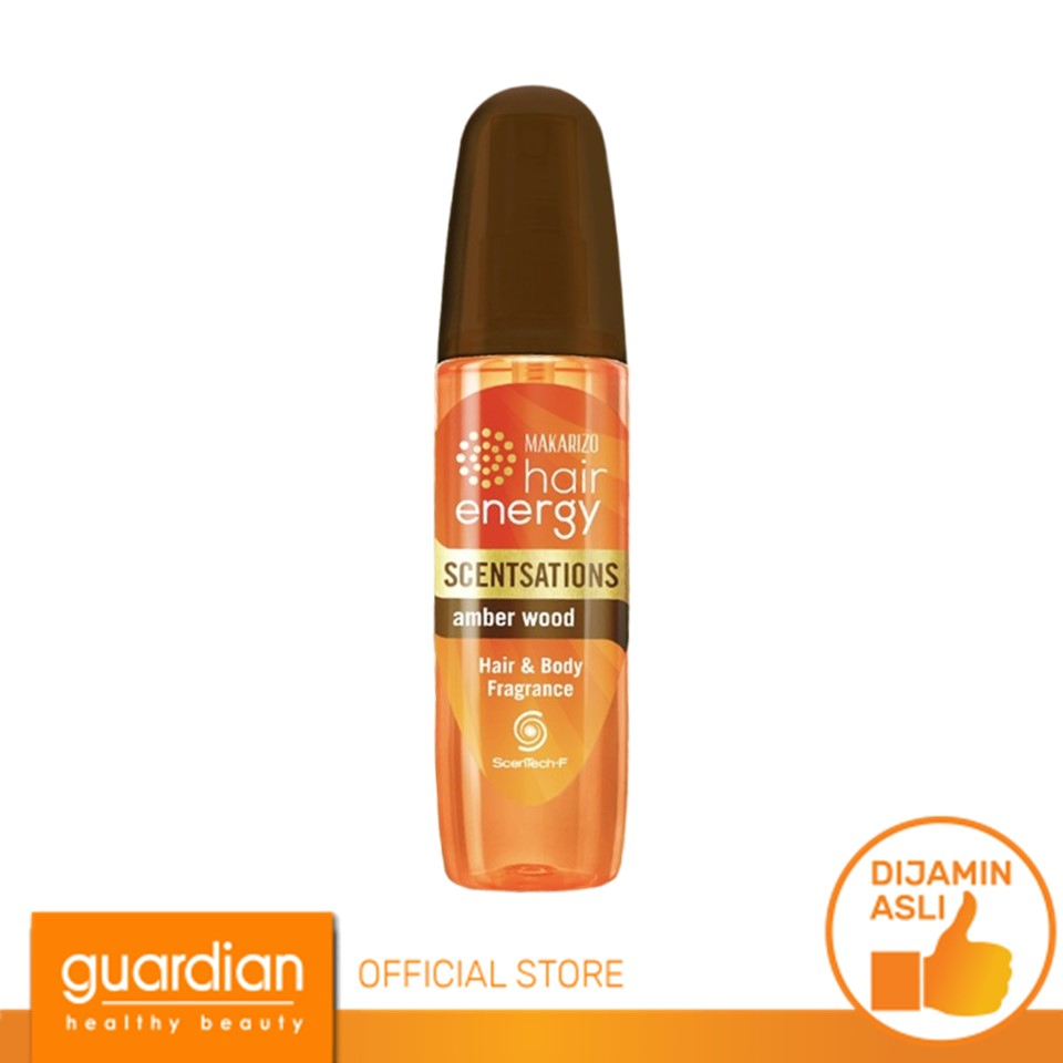 MAKARIZO Hair Energy Scentsations Hair Fragrance Amber Wood 100ml Parfum Rambut