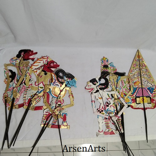 Wayang Kulit Asli Hiasan Dinding, Koleksi dan Mainan Dijual Satuan