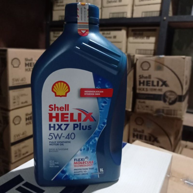 oli mesin Shell Helix HX7 plus 1 liter